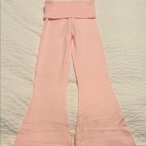 Edikted Light Pink Flared  Bottoms